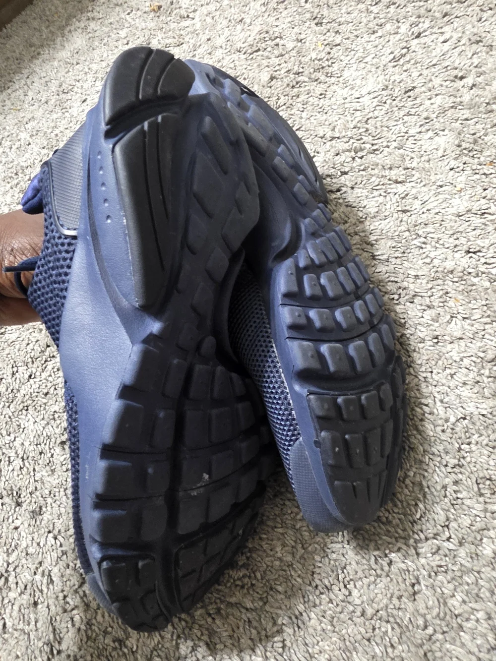 Nike Kids Navy Mesh Sneakers